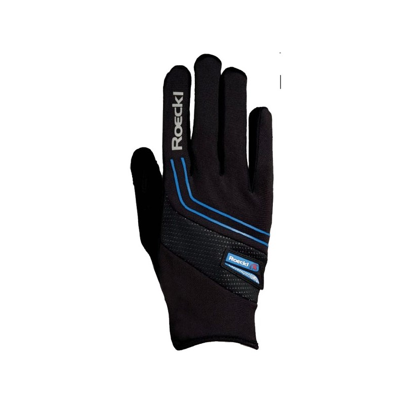 Handschuhe Roeckl LL Larvik schwarz-royal Handschuhe Roeckl LL Larvik schwarz-royal